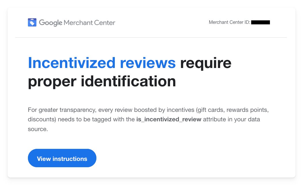 MenachemAni's tweet image. Google Merchant Center: Your incentivized reviews must now be tagged 💰 #PPCChat