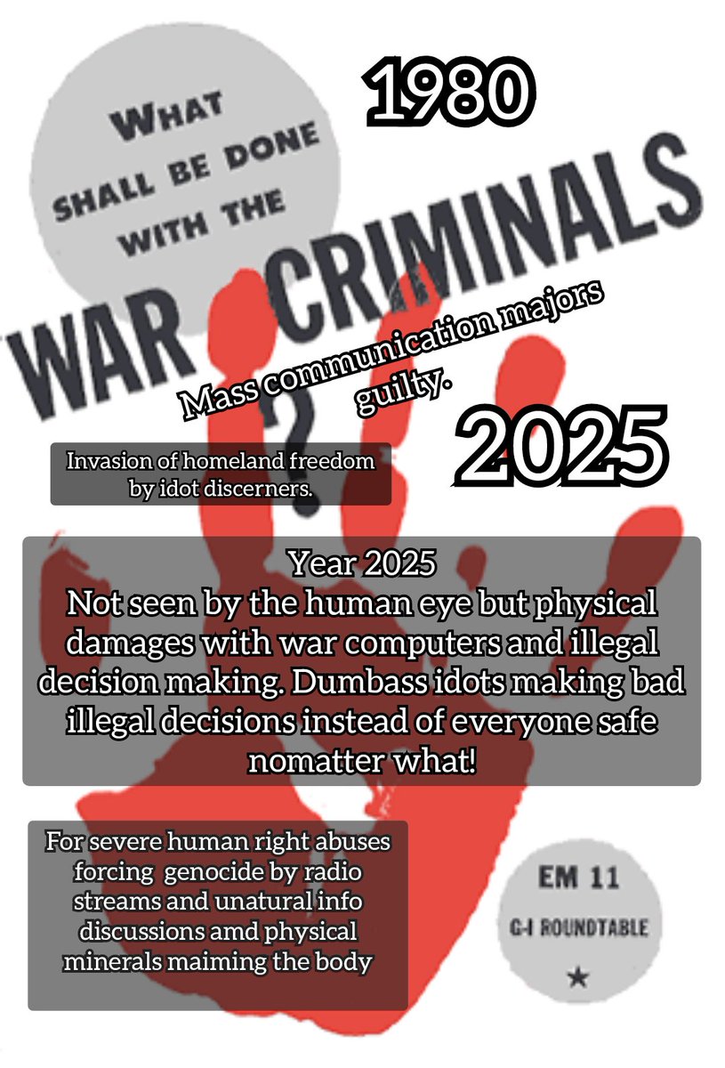 Vantage133156's tweet image. CUT THE ARMS AND LEGS OFF THE #forbidden CHEMICAL WARFARE TECHNICANS BUT ESPECIALLY THE LOSERS THAT PUT CHEMICALS ON A HUMAN AT ALL! #JusticeForHumans . Cut their fn eyes out! Advanced war gets hands cut off