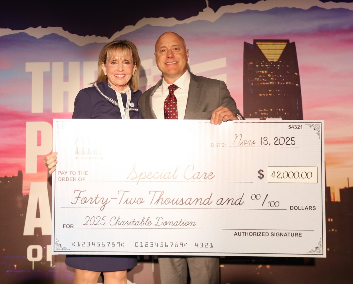 Throughout 2025, Petroleum Alliance members have helped raise money for our Charity of the Year, Special Care, Inc. At our Fall Conference, we were thrilled to present Special Care with a check for $42,000! ❤️ 

Thank you for all the amazing work you do in our communities!