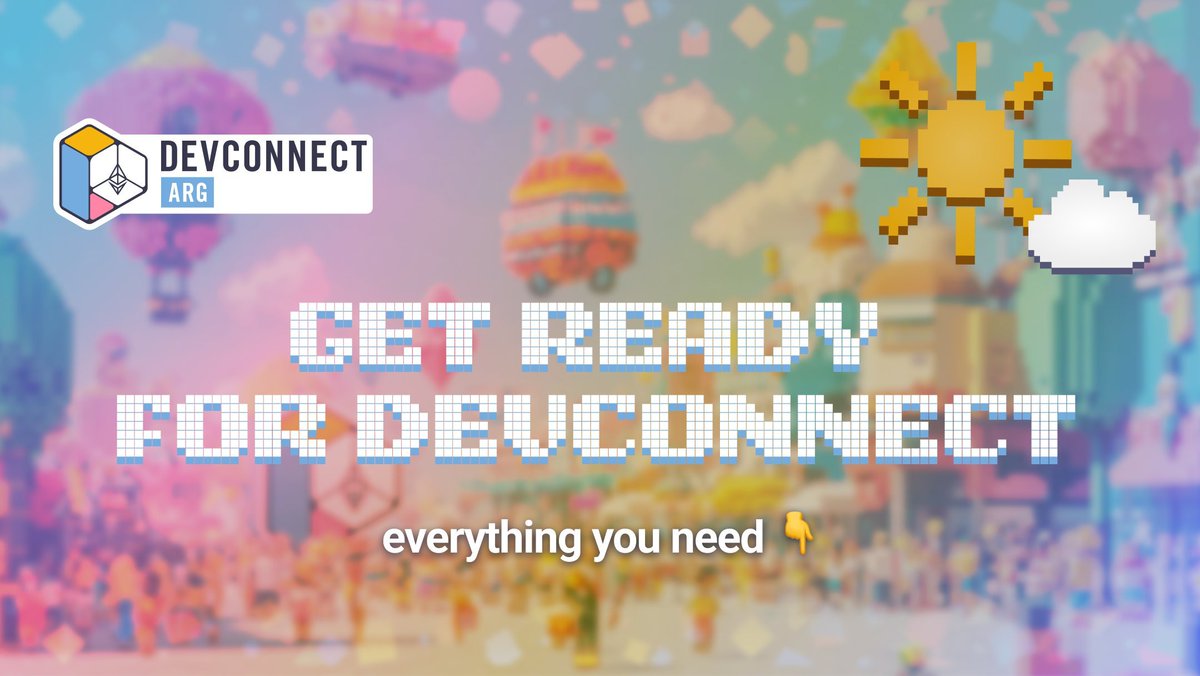 Devconnect Buenos Aires promotional image featuring Ethereum themes