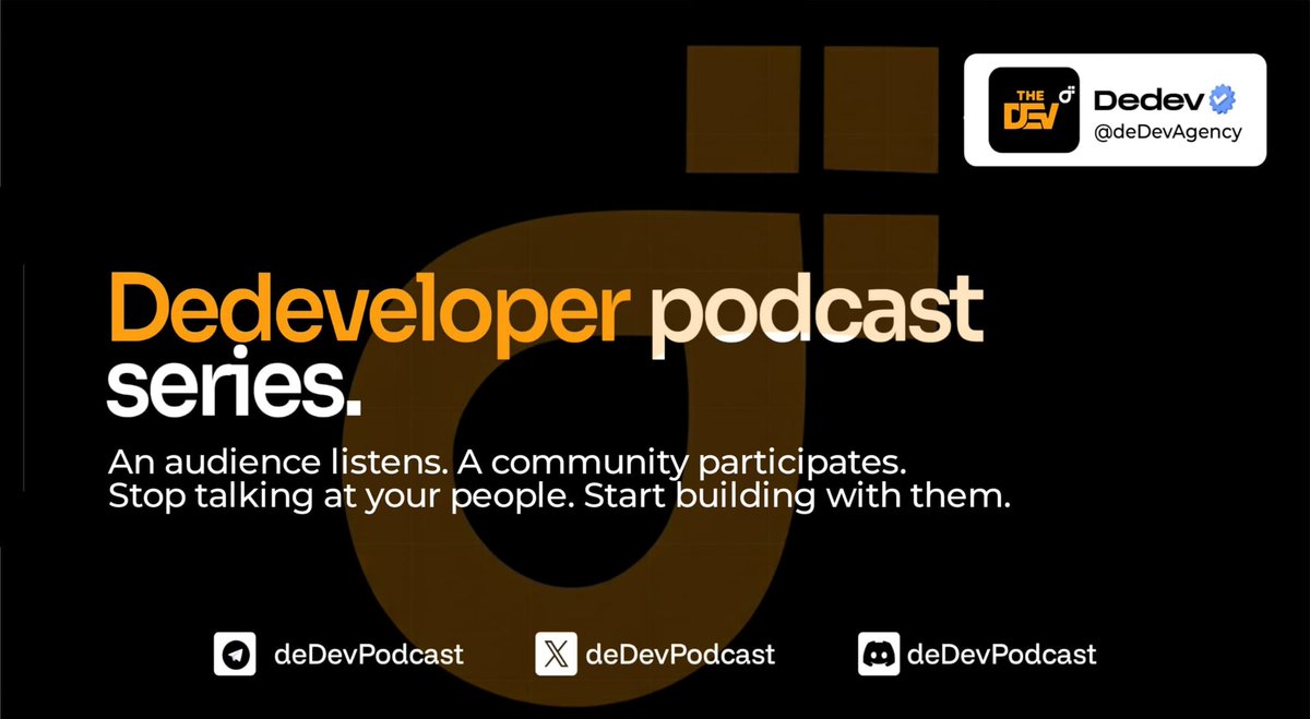 dedevpodcast's tweet image. Let&apos;s think beyond Broadcasting! 

Deep engagement needs Reciprocity. 

That’s how true communities are Built. 

-#Web3Community