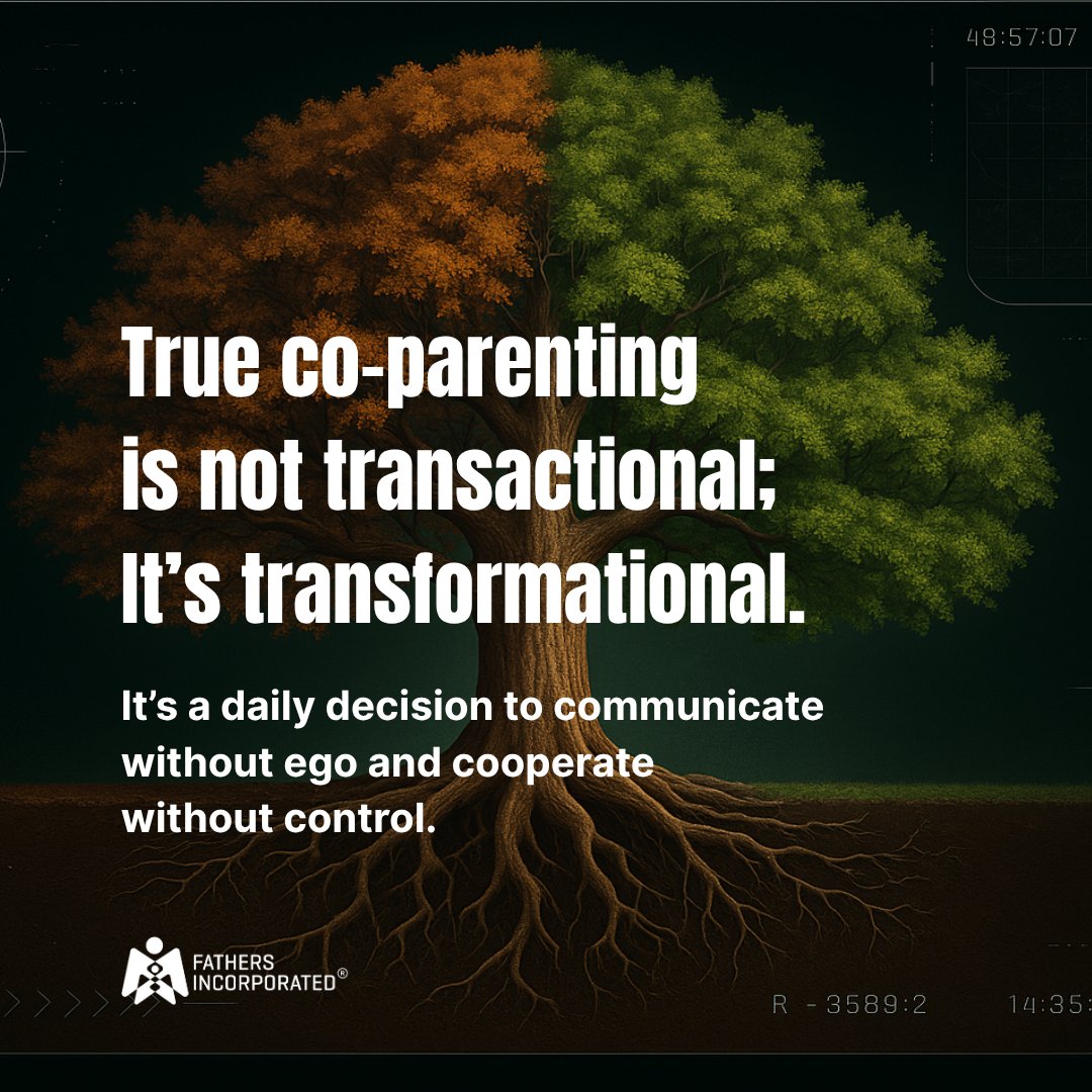 Fathersincorp's tweet image. A child’s parents are forever connected. To co-parent in oneness is to rise above personal pain for a shared purpose. It takes humility and discipline, AND it’s worth it. Here’s why: bit.ly/3JHgRaK