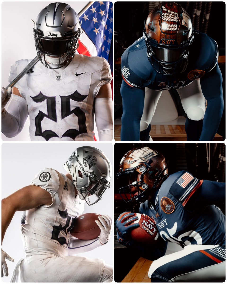 asforfootball's tweet image. Navy’s uni’s this season made me super-appreciate the design risks that the Army Team took this year. 

Marbling with Constitution script &amp;amp; a *purple* theme. That’s literally radical. NO ONE has ever seen anything like it before.

Check it out.

#GoArmy #BEATNavy