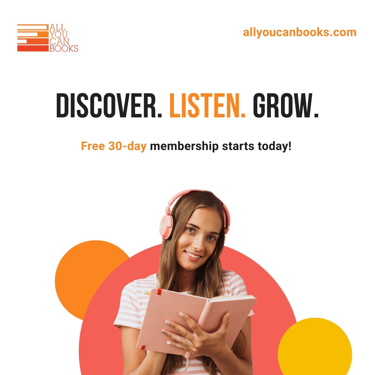 AllYouCanBooks's tweet image. Discover stories that inspire. Listen to voices that teach. Grow your mind every day. Get unlimited audiobooks, ebooks, and podcasts for FREE for your first 30 days at allyoucanbooks.com. 

#AudiobookAddict #EbookLovers #SelfGrowth #ListenAndLearn #AllYouCanBooks