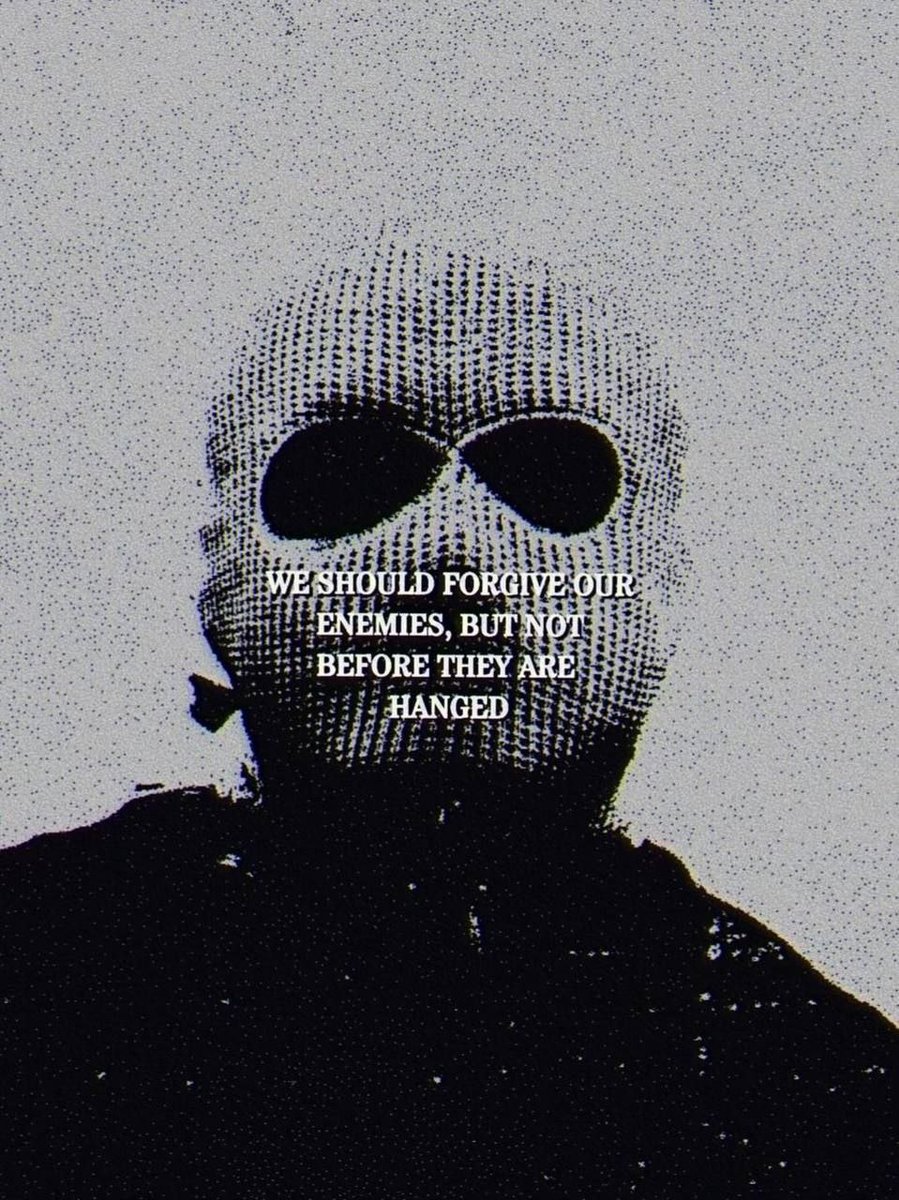 Mercy is a luxury. Justice is mandatory.