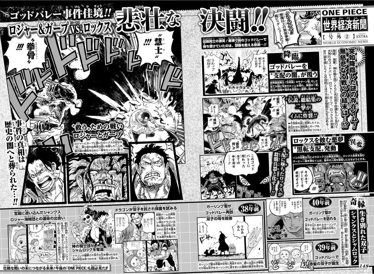 GSPLeaks's tweet photo. - 🚨🔥¡BREVES #SPOILERS DEL #CAPÍTULO DE ONE PIECE 1166!🔥🚨
#ONEPIECE1166 #ROCKS #GARLING #KINGHARALD #HARALD #DRAGON #GARP #GODVALLEY #OP1166 #ONEPIECE #ONEPIECE1166SPOILERS https://t.co/dOgNpXr5gs