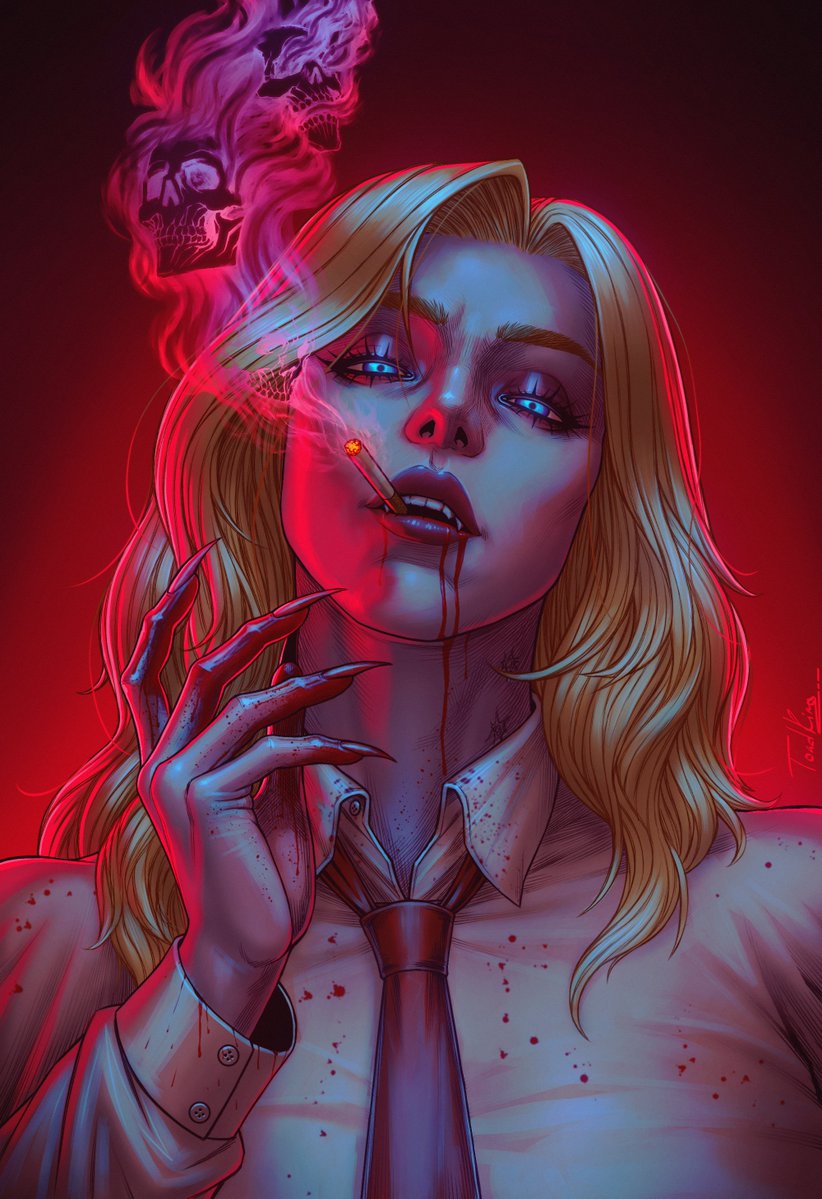 She is the predator and you are the prey
Commission artwork (no tag)
Thank you❤️
#commissionart #artshare #vtm #vampire