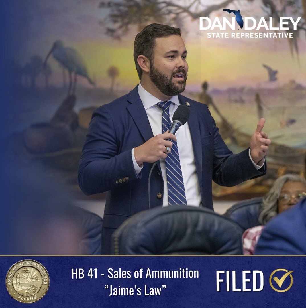 For the 6th Session in a row, I’m filing HB 41 - Sales of Ammunition, also known as “Jaime’s Law”. This legislation, seeks to close the background check loophole by mandating background checks on all individuals purchasing ammunition.