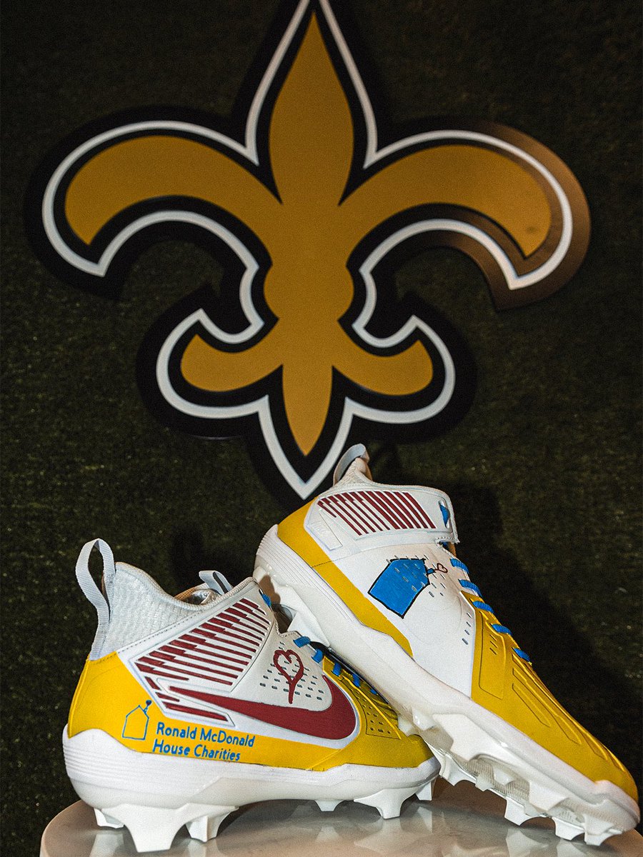Saints's tweet image. First look at My Cause My Cleats 👀

Find your favorite player’s cause ⬇️
neworlns.co/4r2Hxnn