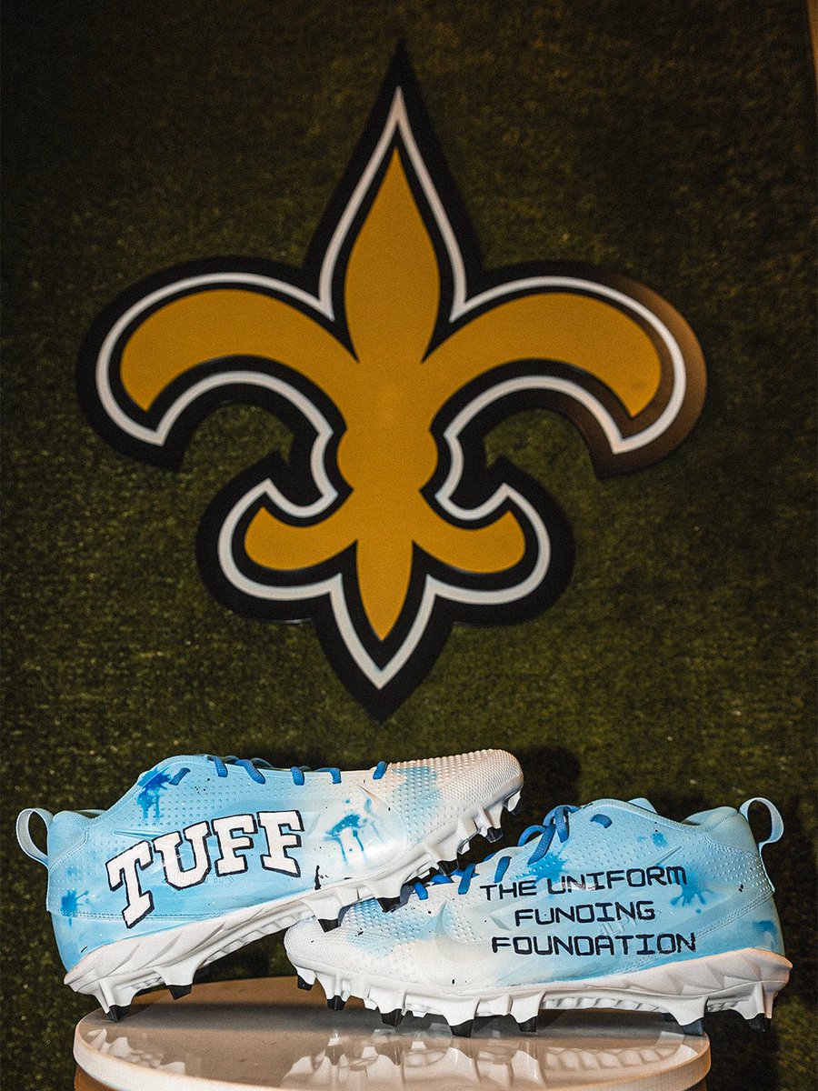 Saints's tweet image. First look at My Cause My Cleats 👀

Find your favorite player’s cause ⬇️
neworlns.co/4r2Hxnn