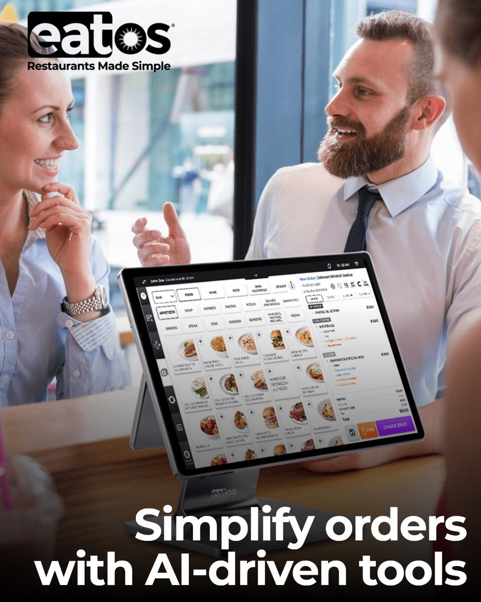 myeatos's tweet image. Cutting-edge Ai tech is changing restaurants - From AI-powered menu and pricing improvements to delivery, the future is here to streamline your operations and delight your guests. The best part? These tools are designed to grow with your business.  Demo - eatos.com/bookademo