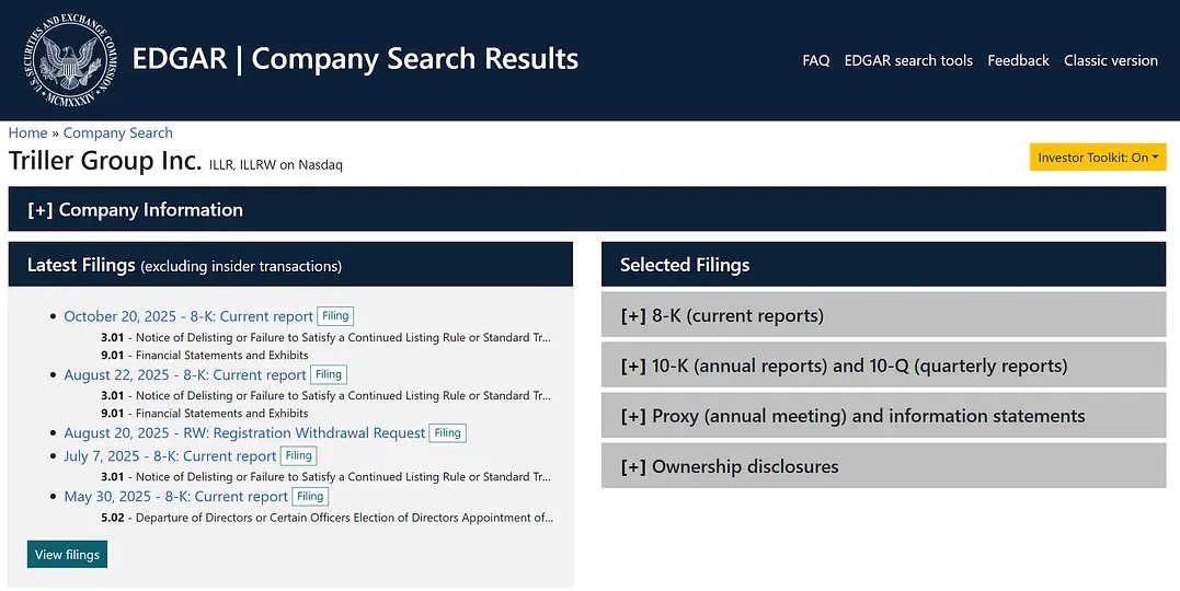 CrusaderStocks's tweet photo. $ILLR on SECGOV / EDGAR On ALERT For NEWS/UPDATES https://t.co/4Gj08BYD7c @triller @triller_IR @Nasdaq $META $NXL $DVLT $ZNB $ACXP $SPRB
#HotStocks #Stocksonwatch #StocksToTrade https://t.co/7Mm0H2ECtH