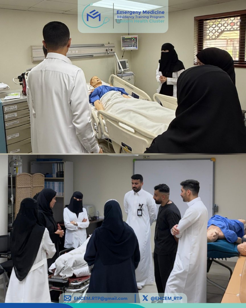 Ehcem_rtp's tweet photo. Action-packed simulation day at KFSH-D! 🚨🔥

• Clinical scenarios: Torsades de pointes (Dr. Malakah Shaheen) &amp; Polytrauma (Dr. Seham Alsahli)
• Oral Cardio cases — Dr. Sultan Aljuhani
• IJ Central line — Dr. Khalid Almulhim &amp; Dr. Ali Aldawood
• Trauma OSCE — Dr. Ali Alromaih https://t.co/X3m5VHZQED