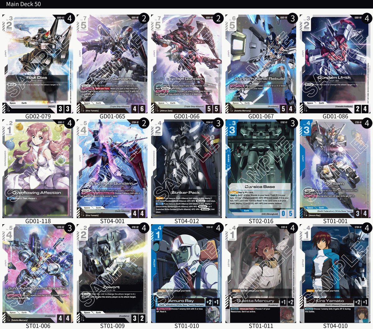 He echo un cambio que a sido significativo en mi mazo top de gundam tcg, el haber metido los "rick dias" crea una buena defensa para que los lv7 puedan salir