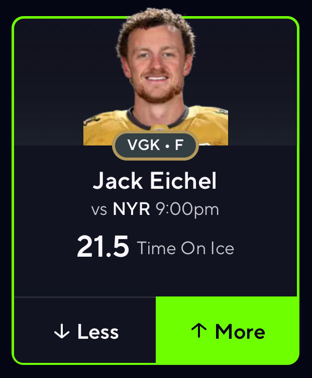 million_miles77's tweet image. POTD
*As I posted an wrote them up in the discord Morgan got bumped but it’s still fine*

No Mathews 
No Karlsson or Stone