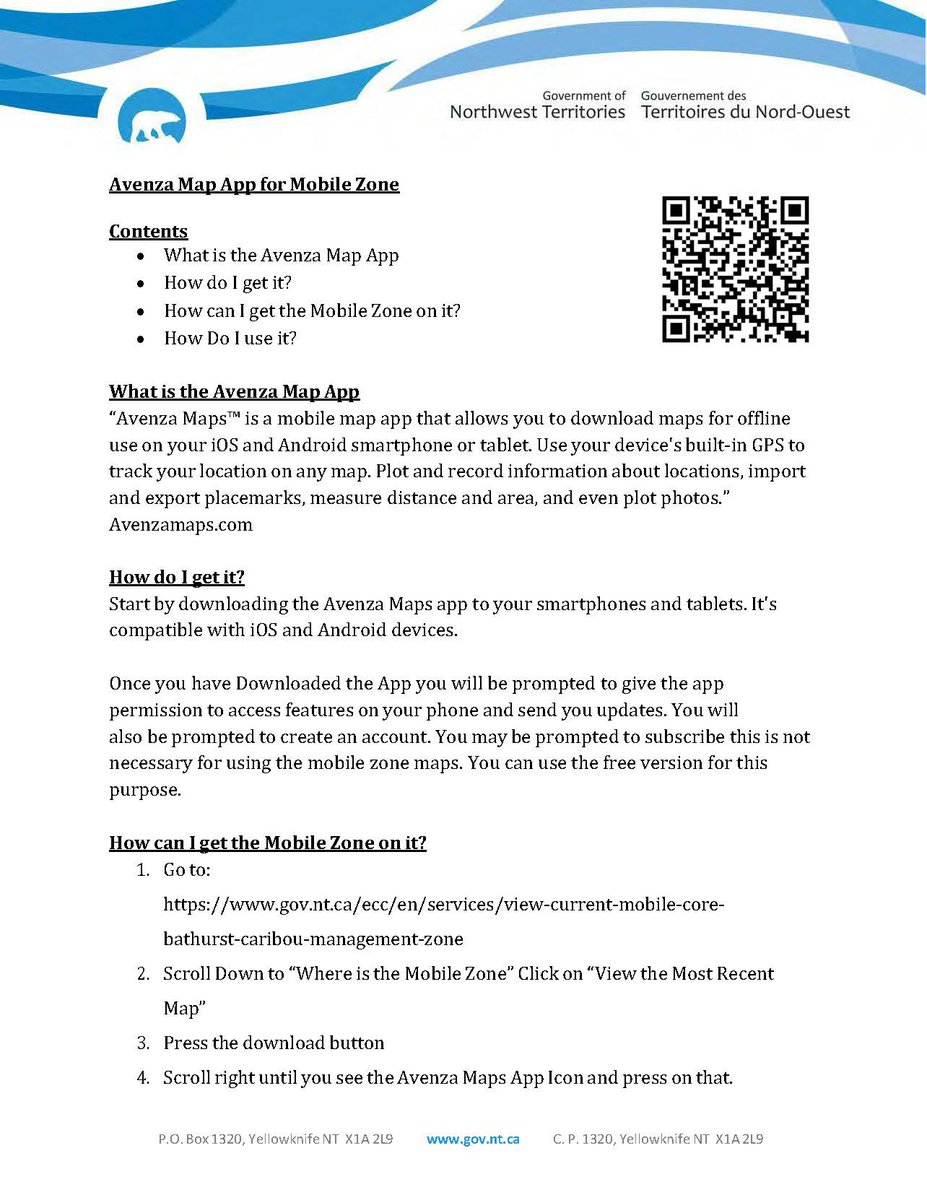 Mobile Core Bathurst Caribou Management Zone Regulations – Updated 18 novembre, 2025. This zone was created for the protection and conservation of the Bathurst caribou herd. Next update: November 25, 2025. Info: gov.nt.ca/ecc/en/service…