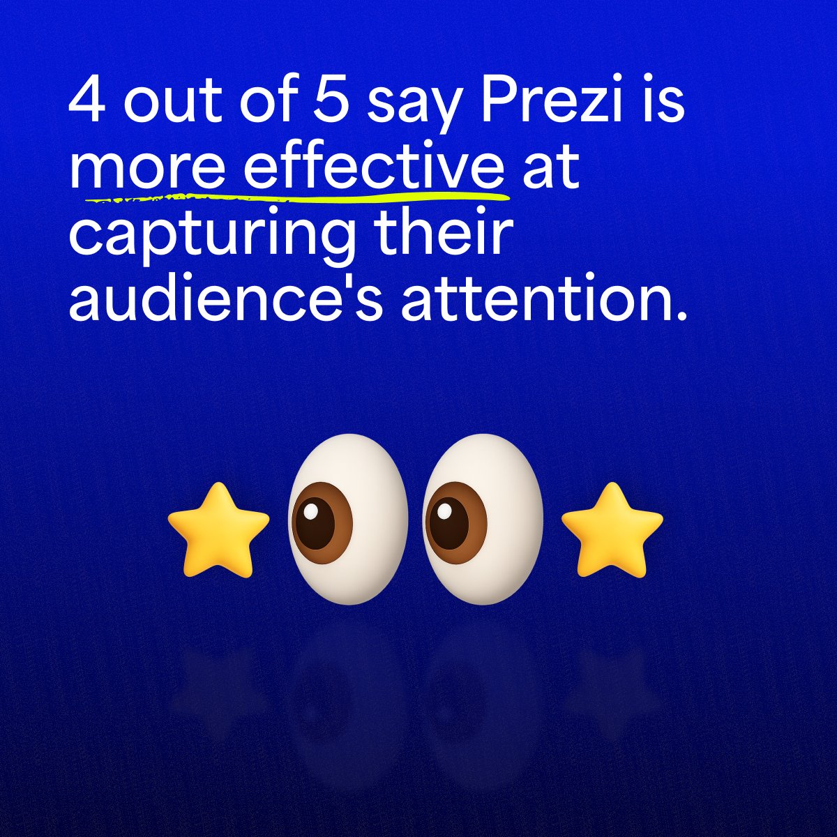 prezi's tweet image. 🎤 Real presenters. Real results.

We asked professionals how Prezi impacts their work, and the numbers speak for themselves.

👇 Scroll through to see what they said.

#Prezi #PresentationDesign #VisualStorytelling #AIPresentationMaker