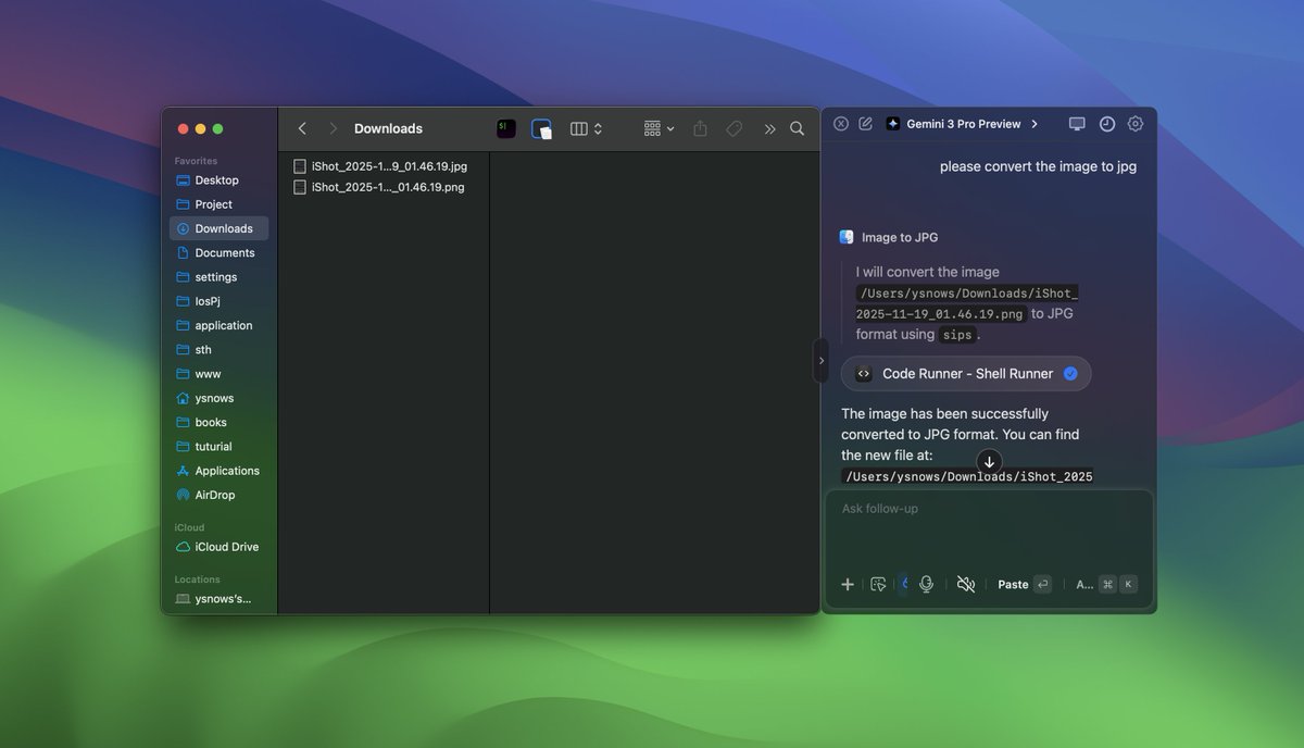 enconvo_ai's tweet photo. 🚀Gemini 3 Pro Preview is now live on Enconvo

💡 You can use the new model in the following ways:
- Enconvo Cloud Plan
- Your own API key https://t.co/96NjOgVh2a
