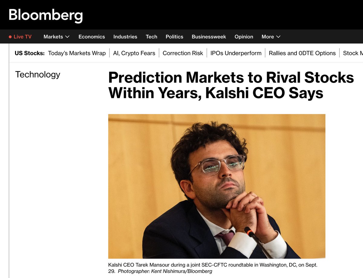 mark my words: prediction markets will eat all of finance