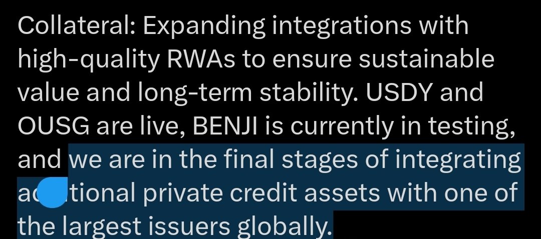 SmartMoneyStack's tweet image. 🔔 BlackRock’s $BUIDL just deployed on $BNB Chain — another clear sign that top-tier RWAs are moving on-chain at full speed.

👉 $STBL is already live on $BNB Chain, with $USDY and $OUSG integrated, and $BENJI currently in testing.
STBL also confirmed it is in the final stages of…