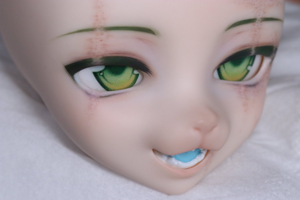 blackjelly_'s tweet photo. 练习画疤
#bjd #bjddoll #bjdfaceup #bjdmakeup https://t.co/dMmjSRSVye