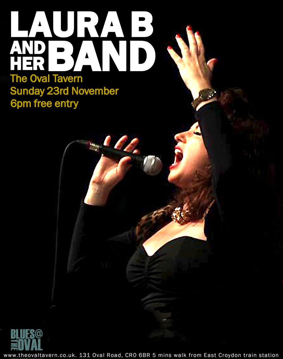 Next up, Laura B &amp; Her Band #bluesmusic #croydon #jazz #singer