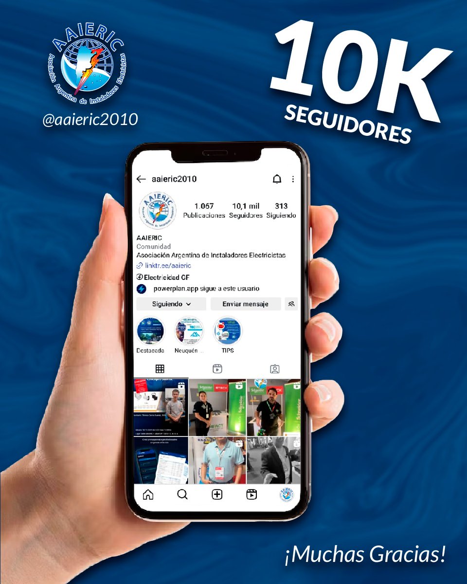 Gente, los que tienen Instagram, siguen la cuenta de AAIERIC  @aaieric2010
Notaron algo?

Llegamos a los 10.000 seguidores!!!!

Muchas gracias a los que nos siguen!!!!
 
Para celebrarlo tenemos un sorteo!!
Un multímetro GMF-87 de <a href="/infogralf/">Gralf Electrónica</a>!!!