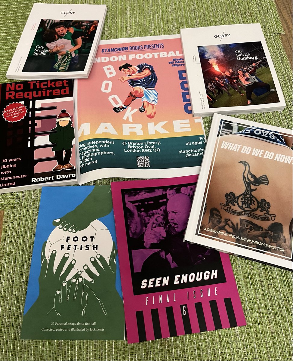 Top day at the London Football Book Market Saturday. Sold a few copies of No Ticket Required and then spent half the takings buying other books. This event will happen again so keep an eye out. I obviously didn’t buy my own book but had to get a plug in 😀 #BooksWorthReading