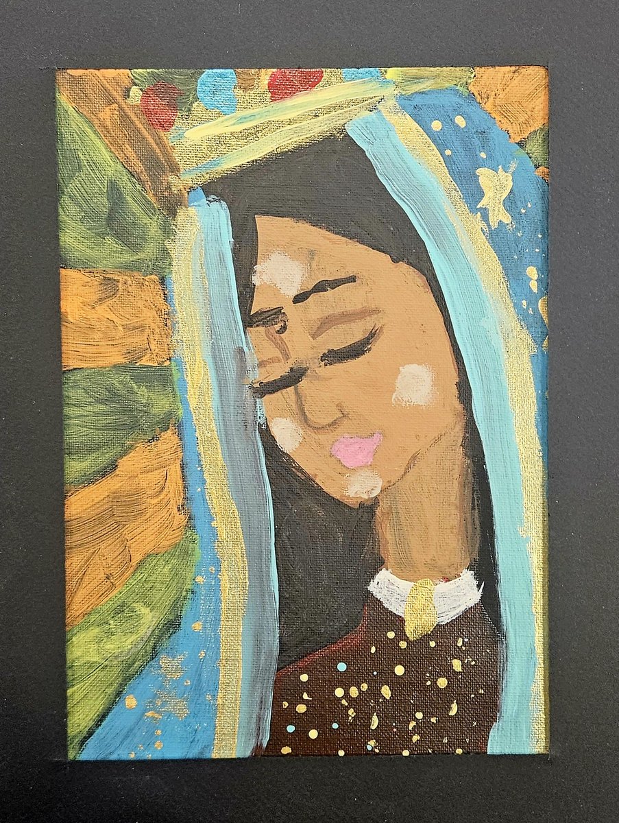 AmandaNarvaez18's tweet image. Students in Elementary will also be participating in the Gallery for Virgen de Guadalupe. Adaly in 2nd grade, Abigail in 3rd grade and Amaya in Kinder! CONGRATULATIONS! @EastwoodKnolls @CPuga72