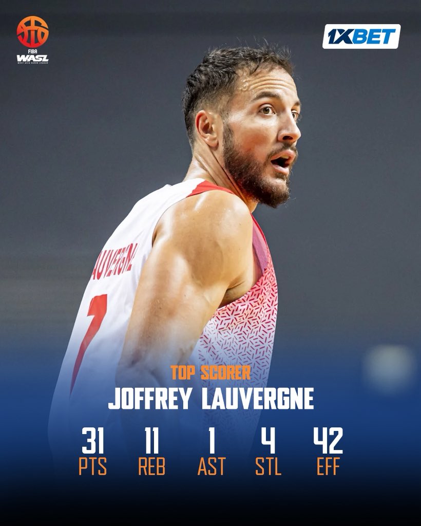 OfficialWASL's tweet image. Joffrey had too many buckets to handle, Your 1XBET Top Scorer 👑

#FIBAWASL #WASL #1XBet