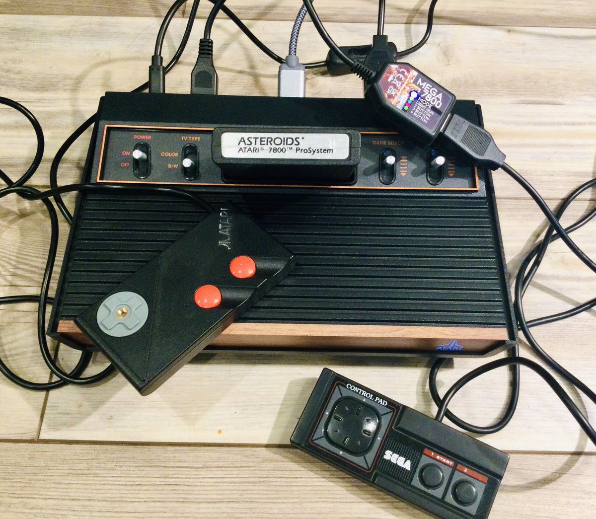 gordoslair's tweet image. Two player co-op action. #Atari7800 #Atari2600