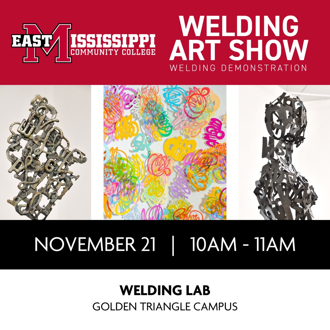 emccinfo's tweet image. 🔥 EMCC is hosting welding artist Cecilia Moseley next Friday! 🎨 Join us Nov. 21 from 10–11 a.m. in Cliff Sanders’ Welding Lab for a live art demonstration. Don’t miss it!

#EMCC #Welding #FineArt