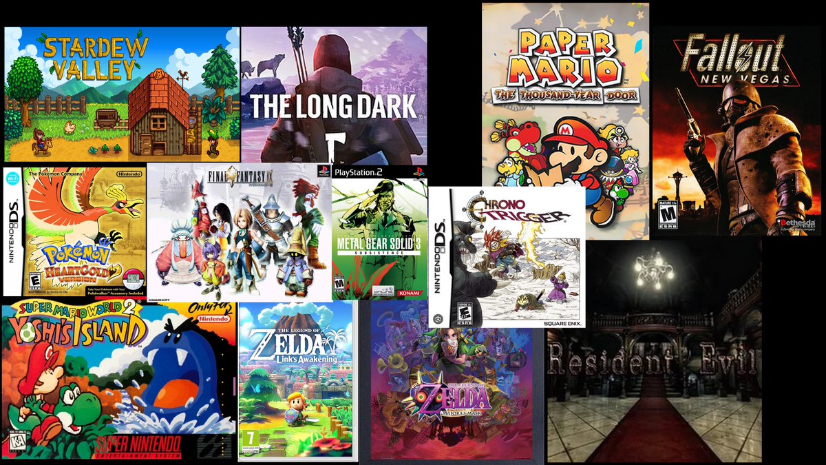 GreenIntellect1's tweet image. My top 12.. games. :D