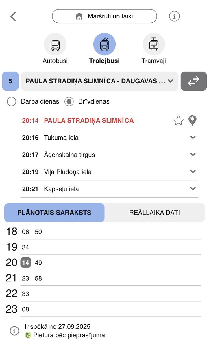 JanisAlkLut's tweet photo. @Rigassatiksme_ , kaurt kur pazuda 5.trolejbusa reiss no Stradiņiem 20.14. Kas notika? Pārsalu pieturā. https://t.co/XhTdA1yHsx
