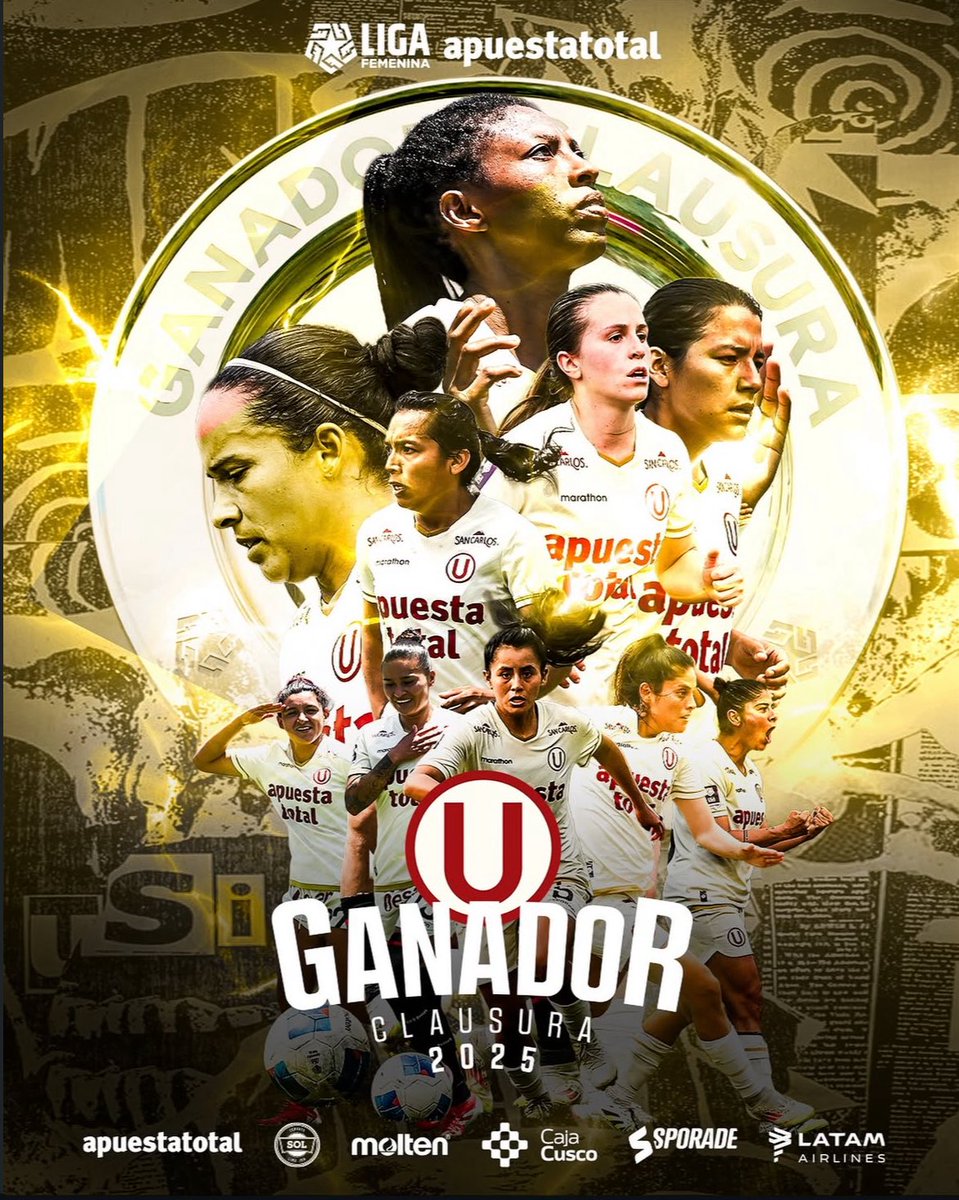 💛𝗨𝗡𝗜𝗩𝗘𝗥𝗦𝗜𝗧𝗔𝗥𝗜𝗢 𝗗𝗘 𝗗𝗘𝗣𝗢𝗥𝗧𝗘𝗦 𝗘𝗦 𝗘𝗟 𝗚𝗔𝗡𝗔𝗗𝗢𝗥 𝗗𝗘𝗟 𝗧𝗢𝗥𝗡𝗘𝗢 𝗖𝗟𝗔𝗨𝗦𝗨𝗥𝗔 𝗗𝗘 𝗟𝗔 𝗟𝗜𝗚𝗔 𝗙𝗘𝗠𝗘𝗡𝗜𝗡𝗔 𝗔𝗣𝗨𝗘𝗦𝗧𝗔 𝗧𝗢𝗧𝗔𝗟🏆

#LaLigaDeLasGuerreras