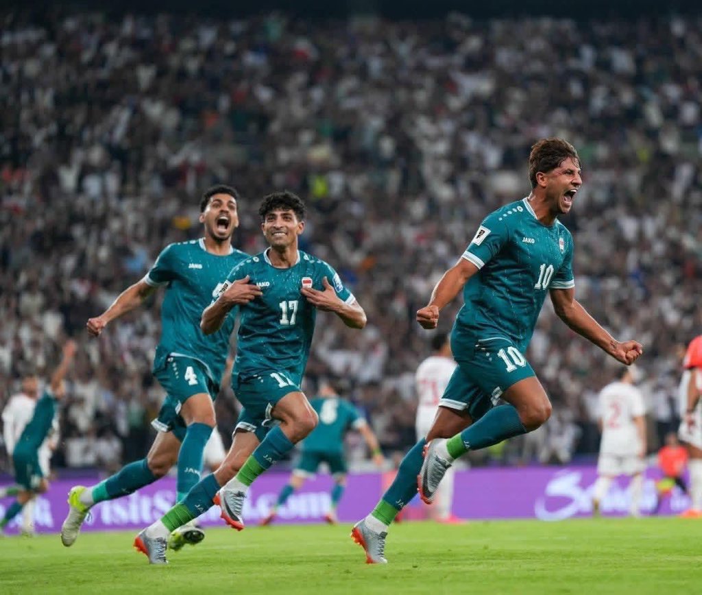 الف مبرووووووك  لإسود الرافدين تأهلهم للملحق العالمي لكأس العالم، شكراً الى ابطال المنتخب العراقي وشكراً لجمهورنا الرائع