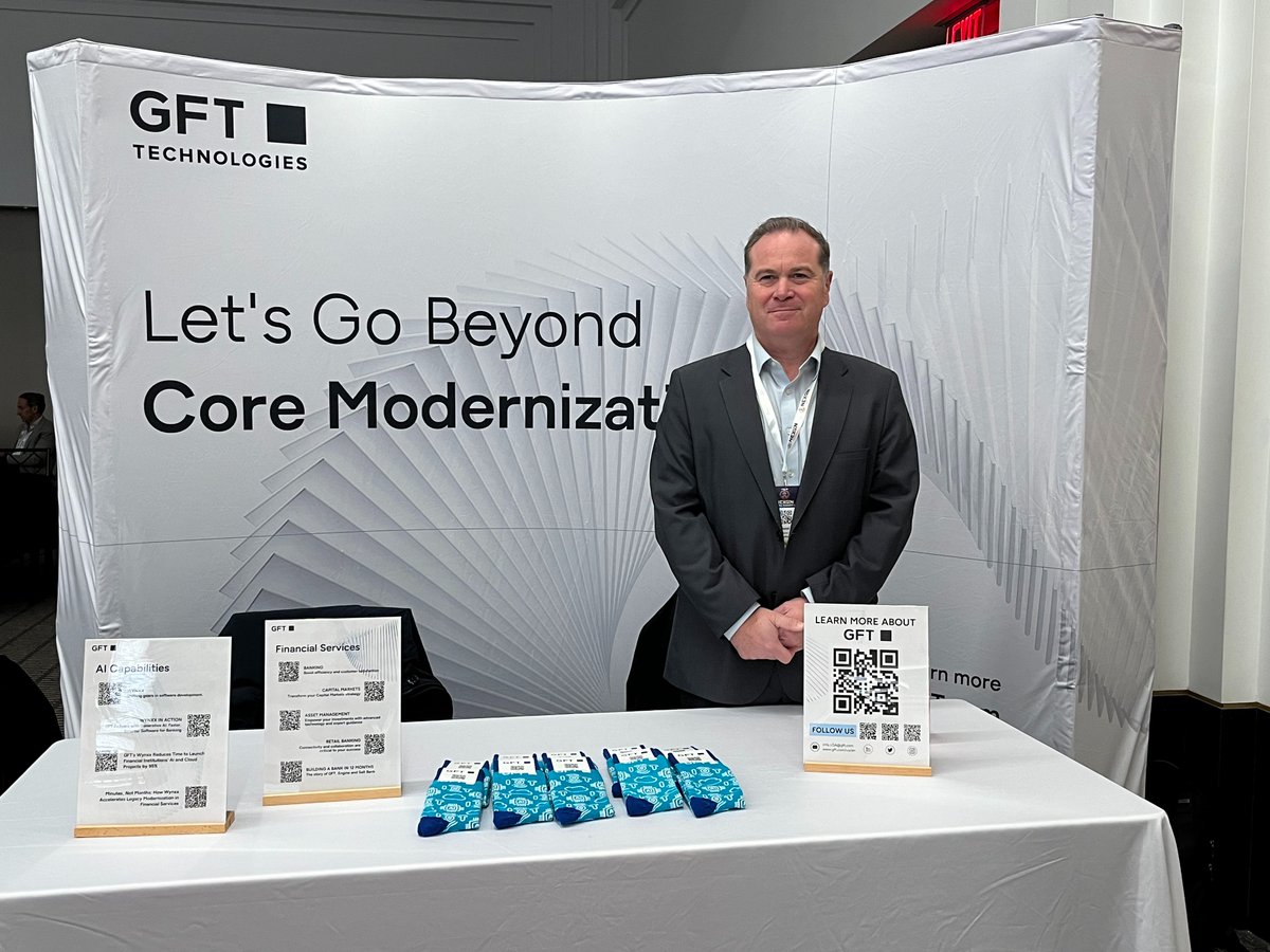 gftnorthamerica's tweet image. We&apos;re here at @NexGenBanking Summit in Brooklyn, New York!  Let&apos;s talk about all things #coremodernization, from mainframe migrations to #cloud-native replatforming and building a new digital platform from the ground up!
