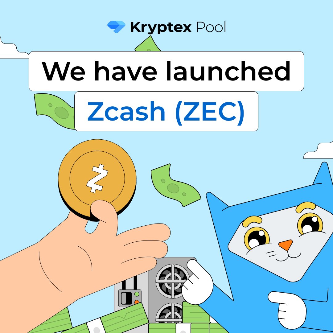 KryptexMining's tweet image. Kryptex Pool Has Launched Zcash $ZEC

Mining Bitmain Antminer Z15, Z11, Z9, Innosilicon A9 supported. Z15 Pro support will be added soon

Start mining ZEC: pool.kryptex.com/zec

- 3% PPS+, we cover the payout fees.
- Minimum payout 0.025 ZEC 

Stay tuned for more updates!