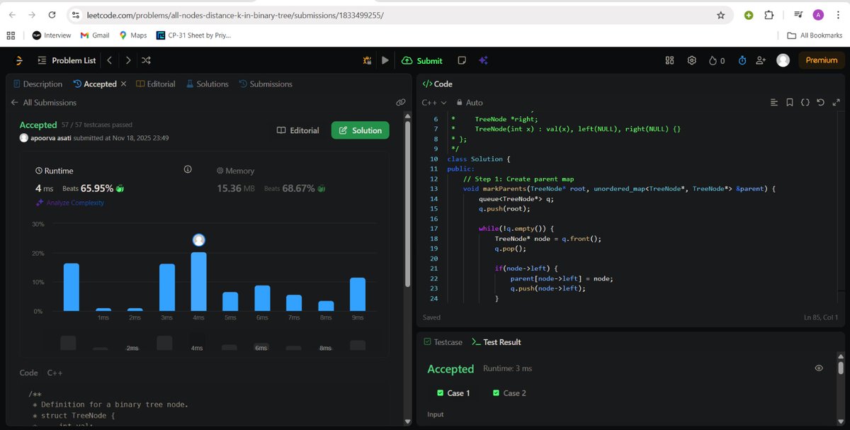craft_withcode's tweet image. Day 55 of coding until I get a job!

✅ solve 1 binary tree questions 

✅ Revise 4 questions of link list 

✅ make a simple page using react js 
#100DaysOfCode #DSA #buildinpublic #WebDevelopment