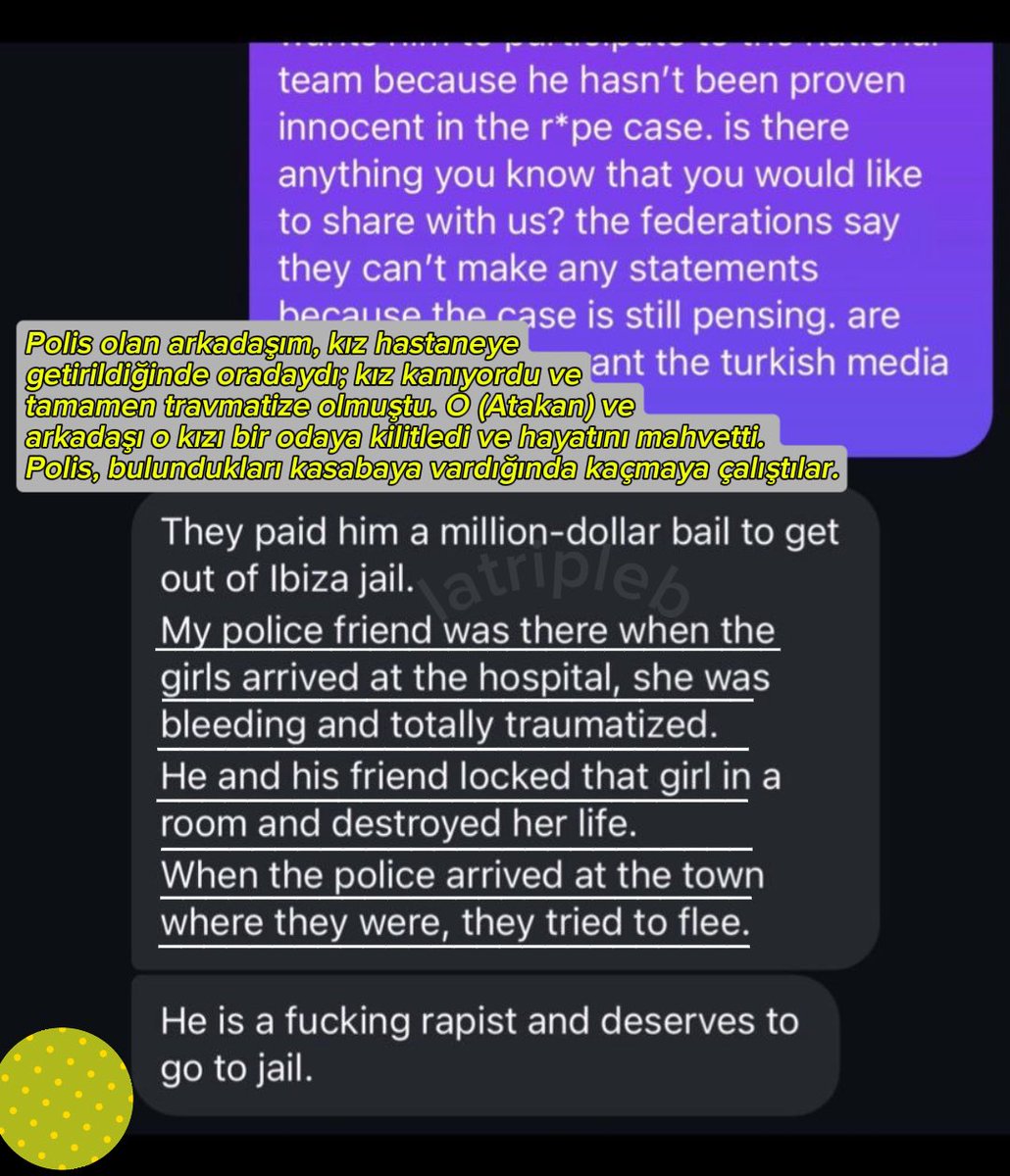 lirasyawine's tweet image. gündemden düşmemek adına bir kez daha ilk tweet etkileşimi bekliyoruz

hakkında cinsel saldırı davası devam eden bir oyuncunun milli takımda yer almasını doğru bulmuyoruz toplumun ortak değerini temsil eden bir yapıdan daha hassas bir tutum bekliyoruz

DavaSürerken FormaYok