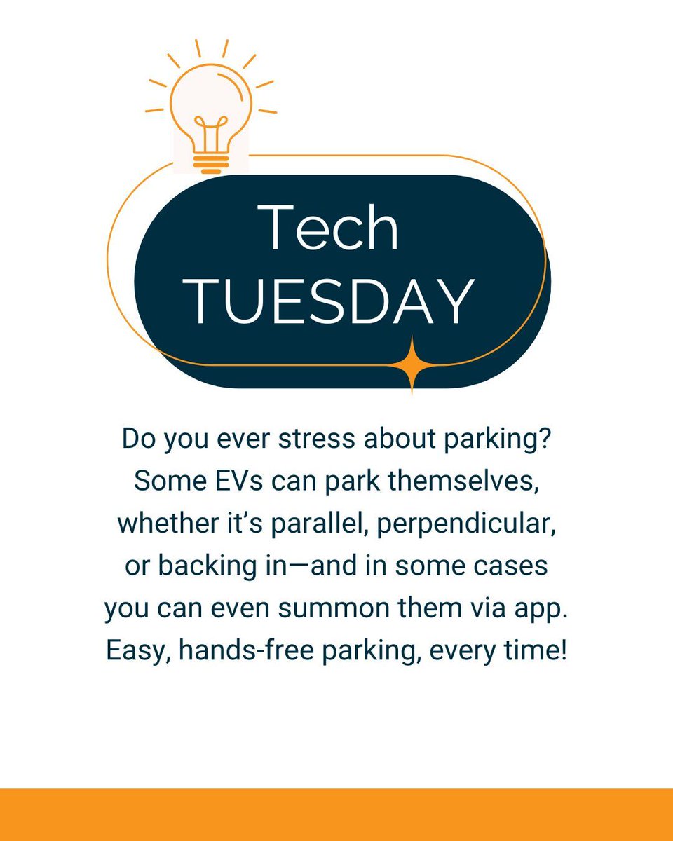 Imagine never having to worry about parallel parking again. 👀 Many EVs can do it for you! Don’t worry about trying too many attempts in front of your friends anymore - just sit back and let your EV impress them. 🤭

#DriveElectric #EVs #Technology #TechTuesday