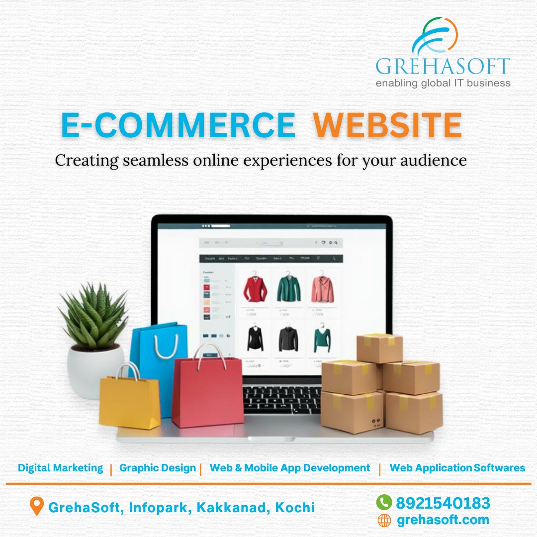 grehasoft's tweet image. When your business needs a reliable e-commerce website, Grehasoft delivers performance, speed, and customer convenience.
.
.
Visit our website to learn more: grehasoft.com/ecommerce-deve…
#Grehasoft #WebsiteDevelopment #Branding #ecommercedevelopment #WebDevelopment #kerala #kochi