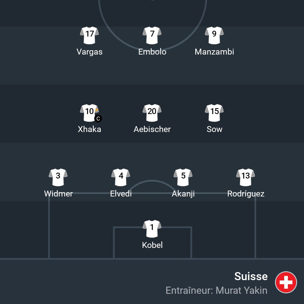 EURO2024FRA's tweet image. 🗣 Compos officielles 🧐
#EQ #ESPTUR #KOSSUI