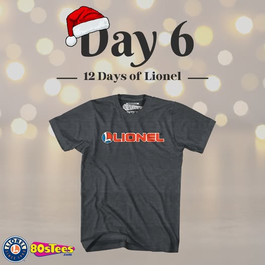 We’re halfway through and still rolling strong! Enter to win an <a href="/80stees/">80sTees</a>  Historic Logo Lionel Trains T-Shirt for Day 6 of our 12 Days of Lionel Giveaways!
woobox.com/jhfgho