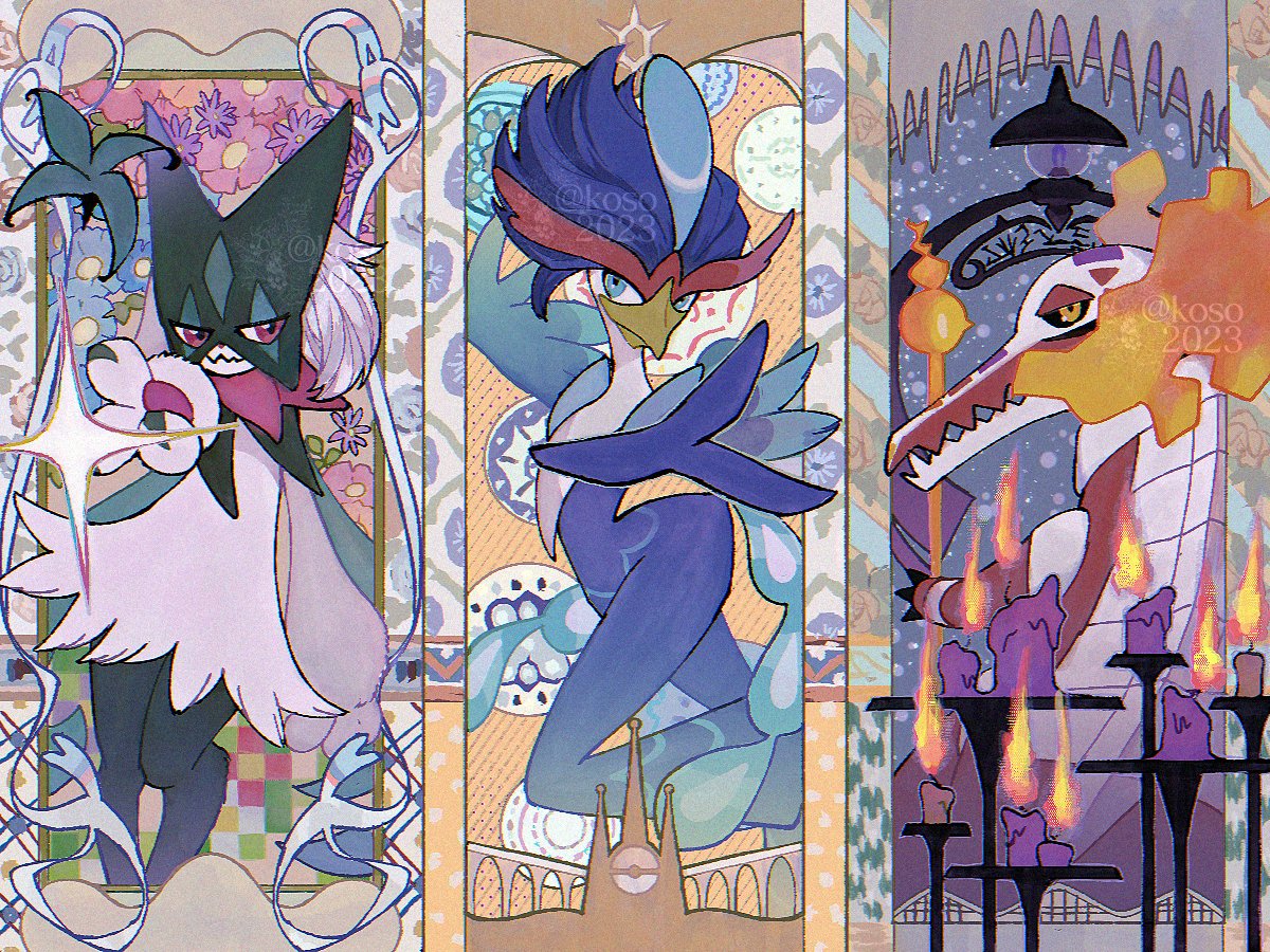 #ポケモンSV3周年
おめでとうございます✨
パルデア御三家みんな愛してる💚💙❤️