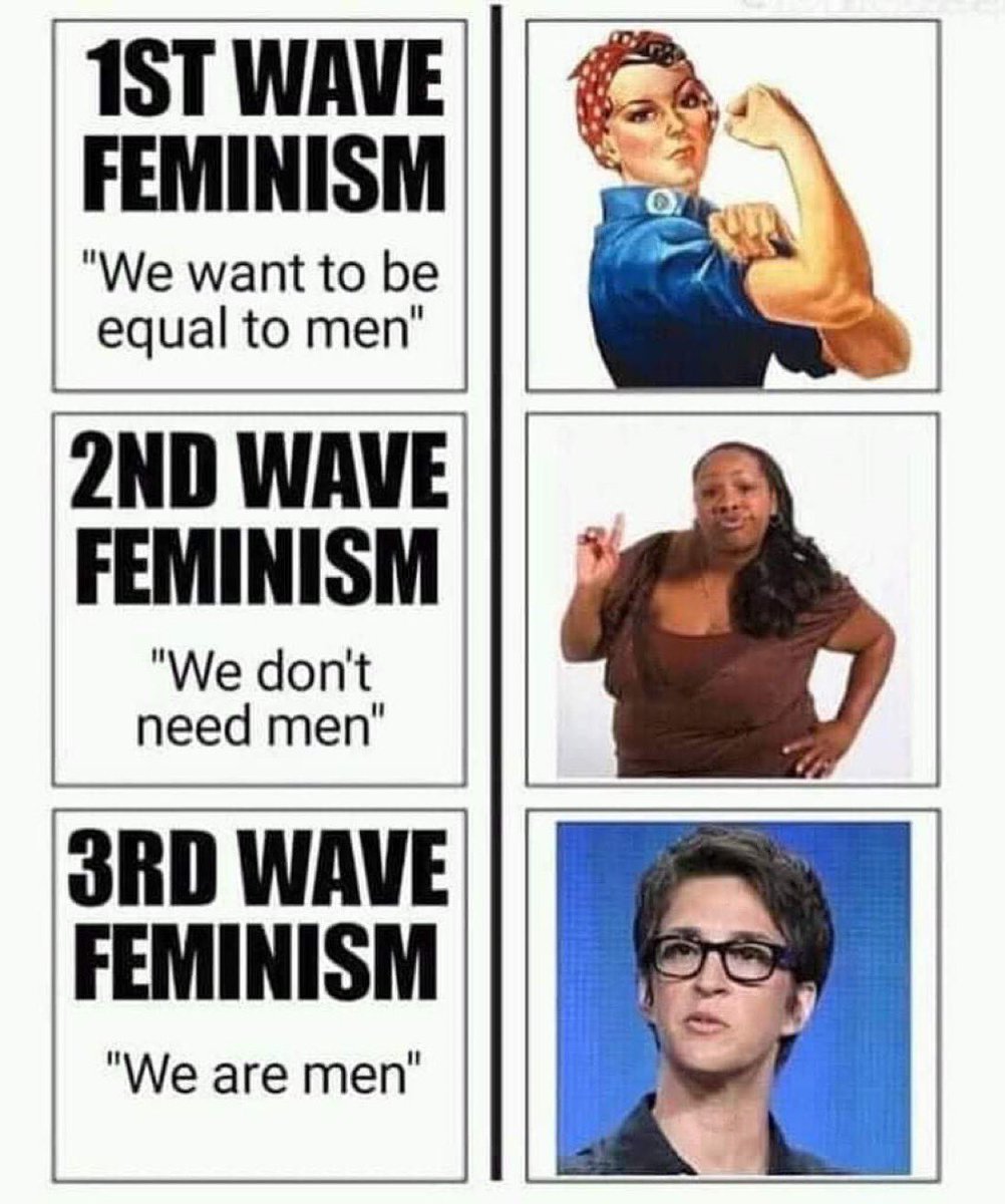 Accurate. Feminism is a scam.