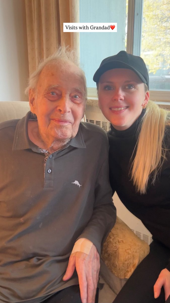 Visits with my Grandad ❤️ Home from hospital 🤗 Not bad for 97