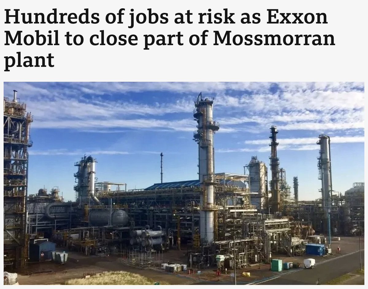 It's disgraceful that a highly profitable company such as <a href="/exxonmobil/">ExxonMobil</a> has forced through this decision, which will have a huge impact on the local community.
 
They must withdraw the closure threat and enter into meaningful negotiations with all key players to ensure the future