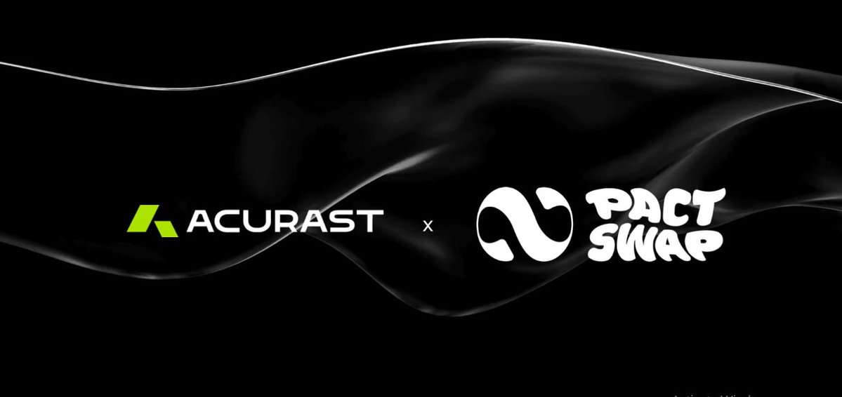 Kript0niteX's tweet image. Excited to announce @Pact_Swap is joining forces with @Acurast    
Two powerhouse ecosystems, one shared mission: push the boundaries of what’s possible in Web3.

@Acurast is allocating rewards to the TOP 20 creators on the @Acurast × @Pact_Swap leaderboard.
#Pact_swap #pactswap