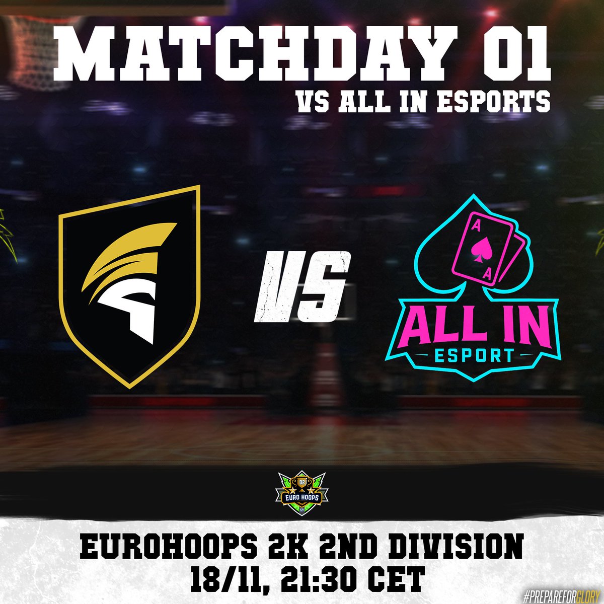 OUR 2K BOYS ARE BACK IN ACTION!
⚔️Matchday 01
🗓️18/11/25
🆚<a href="/AllineSport2k/">⏳⌛️</a>
🏆<a href="/EuroHoops2K/">𝗘𝘂𝗿𝗼 𝗛𝗼𝗼𝗽𝘀 𝟮𝗞</a> 2nd Division
🕓21:30 CET
🎙️twitch.tv/xiraklisx, twitch.tv/spartanseu
#PrepareForGlory
#gaming #nba2k #esports #nbaesports #nba